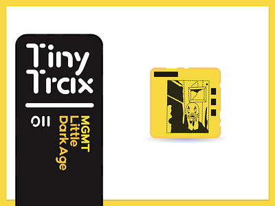 Tiny Trax 011 aiga album cover art album covers branding design graphic design illustration lda little dark age mgmt mgmt lda mgmt little dark age miniature music tiny trax vector vector art vector illustration