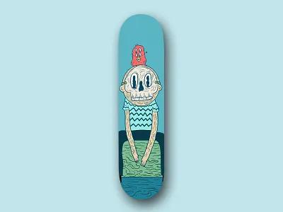 SKATEBOARD ILLUSTRATION character diseño grafico graphic design illustration skateboard vector