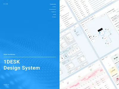 1Desk Design System design design system guides style styleguide ui ui kit