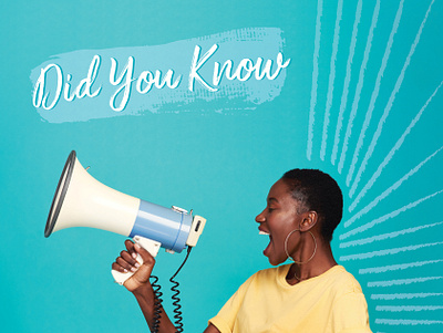 Did You Know Campaign college did you know grunge print students university