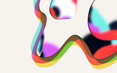 Composition Test 2 aesthetic apple composition design fun grain grain texture layers overlap test wallpaper