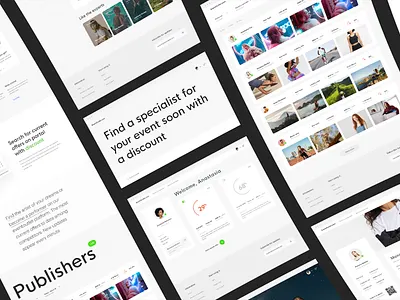 EventOutlet design minimal redesign redesign concept typography ui ux web website