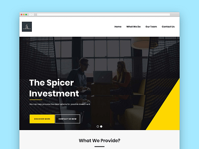 The Spicer elementor landing page design landingpage sketch uidesign web designer web dev webdesign wordpress