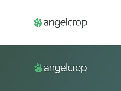 angelcrop angel clean crops design green heart leaves light religion simple symbolism wheat