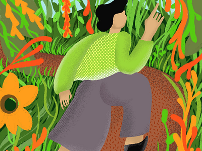Lost in Quarantine brushes illustration