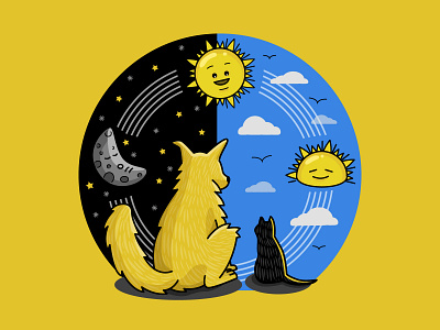 Insomaniacs circadian rhythm digital illustration illustration quarantine
