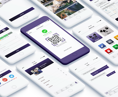 Pet Care ios App - MY FIRST EVER DESIGN back then adobe xd design ios pet pet boarding pet care petaholics ui ux