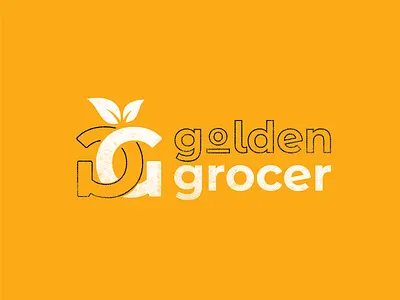 Golden Grocer @design branding design dailylogochallenge logochallenge logodesign logos