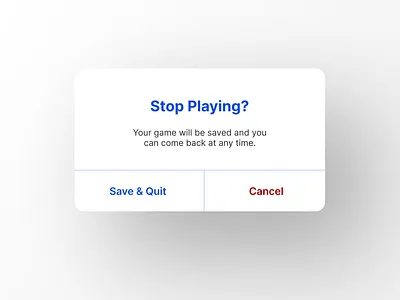 Daily UI 016 - Overlay console dailyui design native app