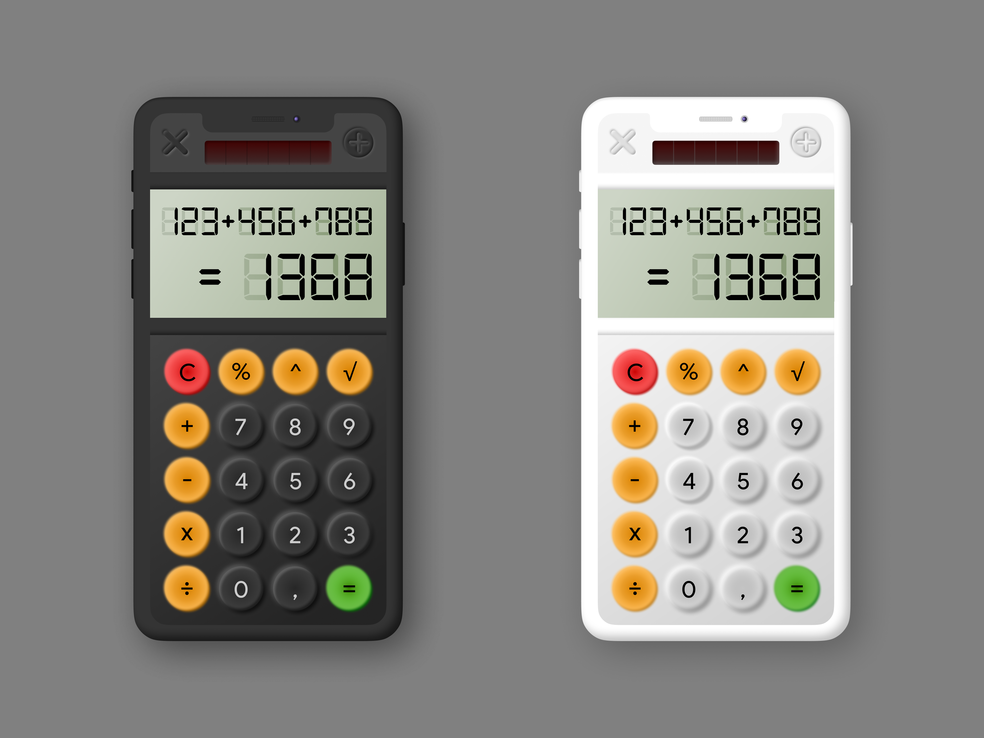 Example of DailyUI - Day 04 - Calculator