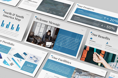 Linka - Consultant Powerpoint Template business presentation clean finance investor lookbook pitchdeck powerpoint template presentation proposal slides