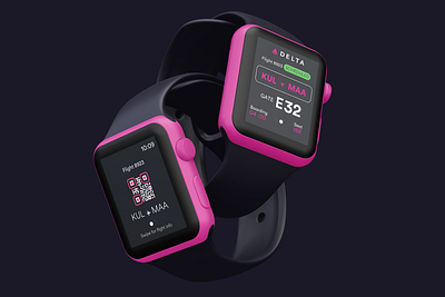 Seamless travel experience with a smartwatch apple watch checklist experience navigation product design seamless travel ui ui design ux watch ui watch ux