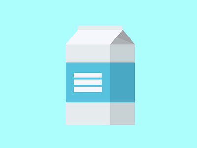 Flat Design Milk Carton - Illustrator Tutorial adobe creative cloud adobe illustrator art creative design draw easy fast flat graphic graphic design how to illustration illustrator illustrator tutorial inspiration learn learning quick