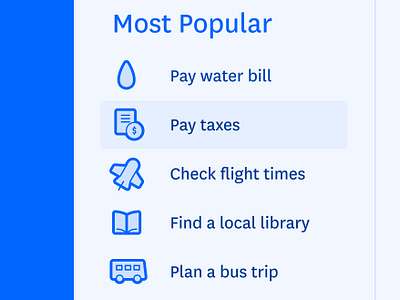 Most Popular Icons bill bus color flight government icons interface library navigation taxes ui ux water