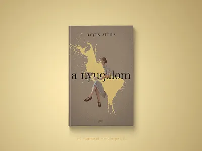 30 days book cover challenge #9 30daychallenge a nyugalom bartis attila book book cover challenge concept cover cover design könyvborító