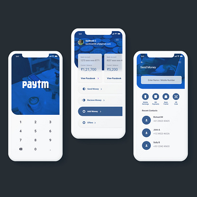 Paytm App Redesign app concept appdesign appdesigner appui dailyui interfacedesign minimalist mobileapp mobileappdesign redesign concept ui ux