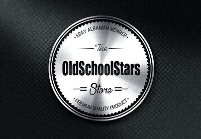 OldSchoolStars Logo art artwork brand branding design graphic design icon illustration illustrator logo mockup psd mockup vector