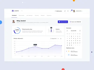 Akonto Dashboard b2b beauty clean dashboard dashboard ui design desktop hairdresser market minimal platform profile statistic ui ux web webdesign