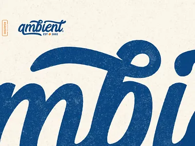 Ambient Coffee Roasters / Wordmark Logo brand design clean coffee coffee shop hand lettering handlettering illustrator lettering logo design logodesign logotype minimal modern organic smooth typography vintage vintage logo wordmark wordmark logo