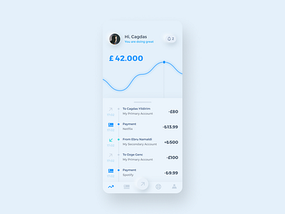 Personal Finance Management finance finance app management neomorphic