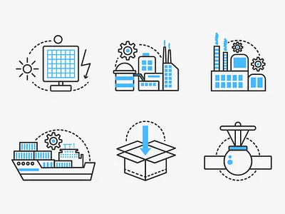 Icon set app branding icon