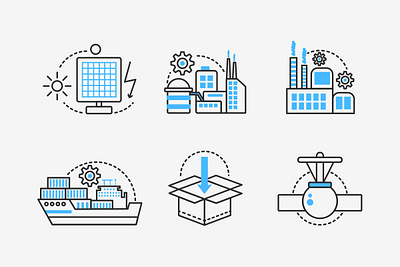 Icon set app branding icon