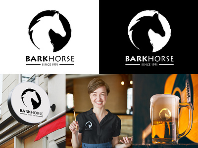 Barkhorse 01 bar bars beauty logo beer brand design brand identity branding branding design clubbing clubs logo logo design logodesign logotype pub restaurants