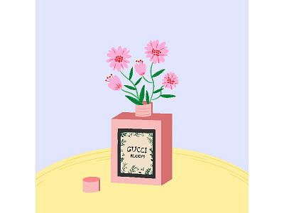 Gucci Bloom blooms design gucci illustration perfume
