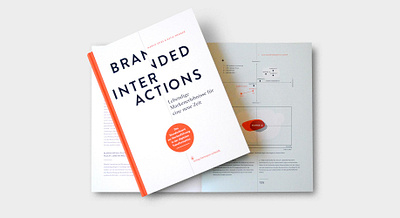 Branded Interactions book branding cover cover design design thinking interaction