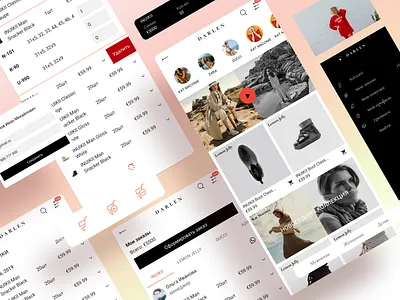 darlen app portfolio ui