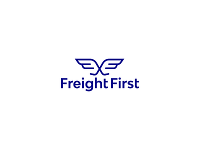 Freight First branding design flat illustration illustrator logo minimal vector