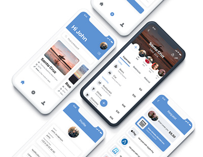 Tricount app redesign account casestudy friends holidays money refund tricount ui uiux ux