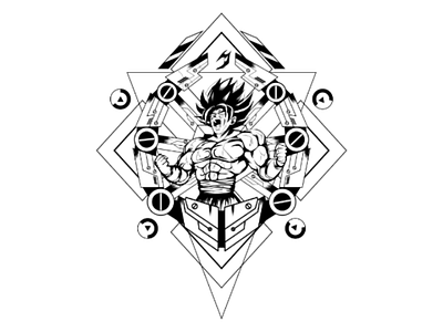 Dragonball clothingline drawing illustration japanese merchandise apparel posterdesign tattoo tshirtband tshirtdesign