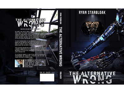 The Alternative Wrong Book Cover 3d 3d art 3d artst 3d artwork 3d modeling 3dsmax adventure animation book cover character character design crowbar dna hand nonfiction robot vray