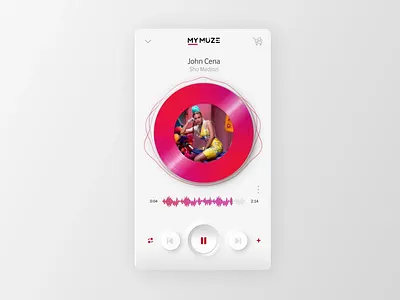 Music Streaming App mobile app mobile music motion design music app music player neomorphism player ui playlist streaming music ui ui motion user interface ux design