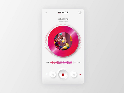 Music Streaming App mobile app mobile music motion design music app music player neomorphism player ui playlist streaming music ui ui motion user interface ux design