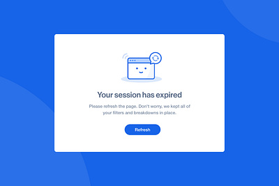 Session expired dialog ui character cute design dialog dialog box illustration interactive product product design session session expired ui ui ux ui design