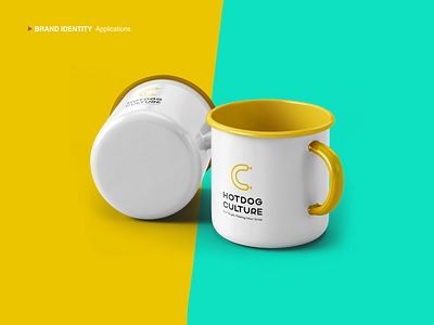 Culture Hotdog Brand Visual Identity Design branding design flat guideline identity design logo minimal mug visual identity