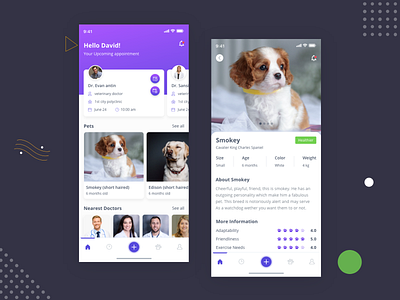 The PetDoc_ Pet care mobile application app branding design mobile app mobile app design mobile application ui user experience userinterface ux visual design web website