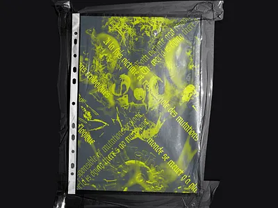 Ecological mutation - Fraktine in use blackletter blackletters editorial design graphicdesign illustration print print design type typeface typography