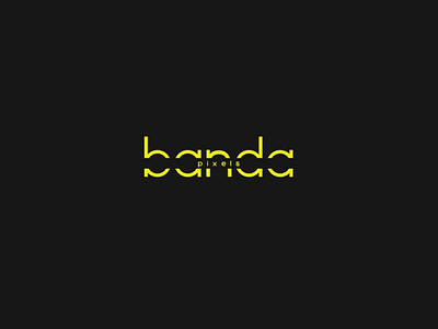 bandapixels logo animation aftereffects animation brand identity branding graphic design logo logo animation preload yellow