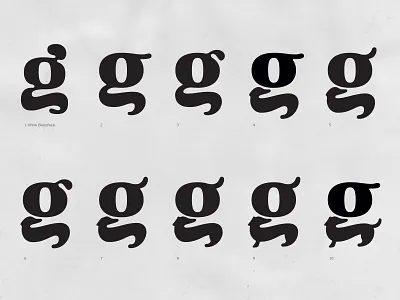 Witzig g/dachshund Exploration branding dog g hand drawn hand lettering lettering logo logotype symbol type