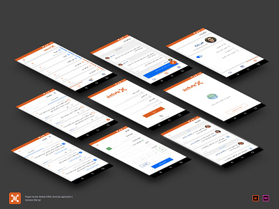 Payam Gostar Mobile CRM android app app design applicaiton crm crm portal crm software design flat mobile crm simple ui uidesign