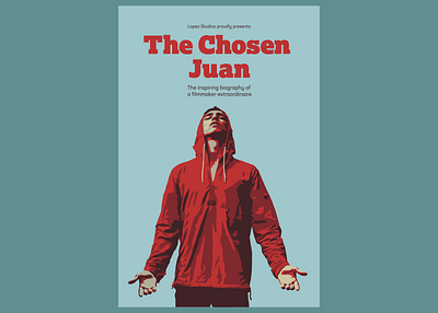 Cover "The Chosen Juan" branding cover art design illustration minimal typography vector