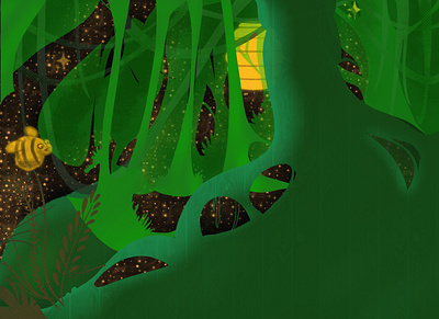 Jungle Light darkness design home honeycomb