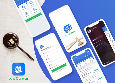 Law Canvas app design flutter law minimal uidesign