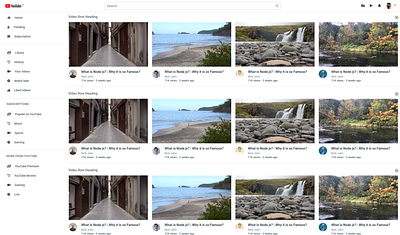 Download free youtube home page ui design using twitter bootstra bootstrap template bootstraplily free bootstrap template free html template free landing page free template free website free website template freebie