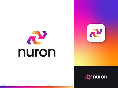 Nuron - Logo Design blockchain brand branding creative logo crypto designxpart digital fintech icon identity logo logo design mark monogram n logo software tech tech logo technology technology logo