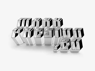 markpreston.eu Typography 3d type design typography