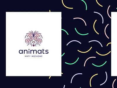 Animats animals animals illustrated animals logo branding dog illustration logo logo design logodesign logos logotype pets typography vector